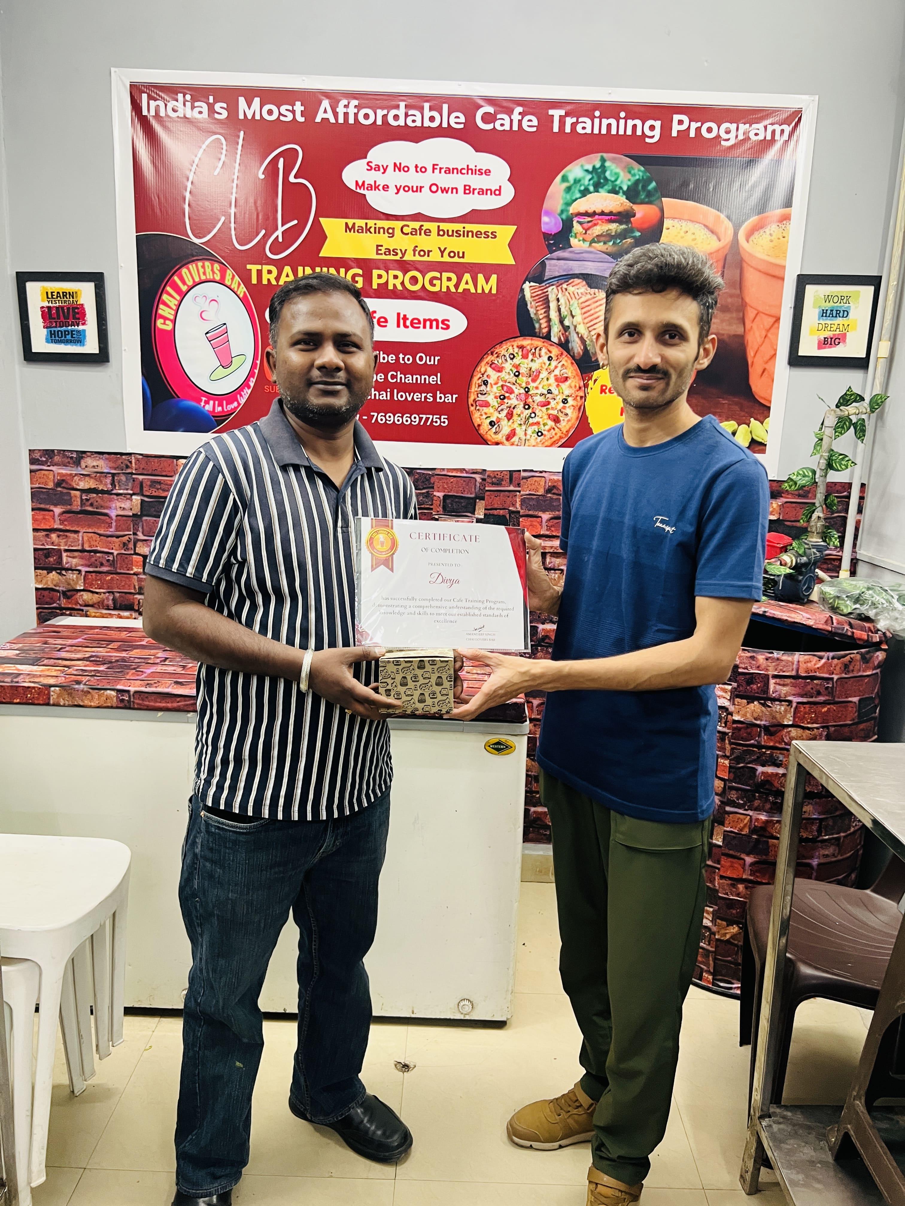 Chai Lovers Bar student Akash